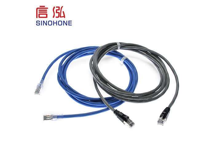 Bare Copper Bulk CAT6 Shielded Cable HDPE Insulation 250V AC 2A