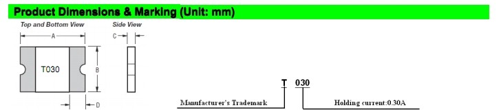 UL High Power PPTC Resettable Fuse