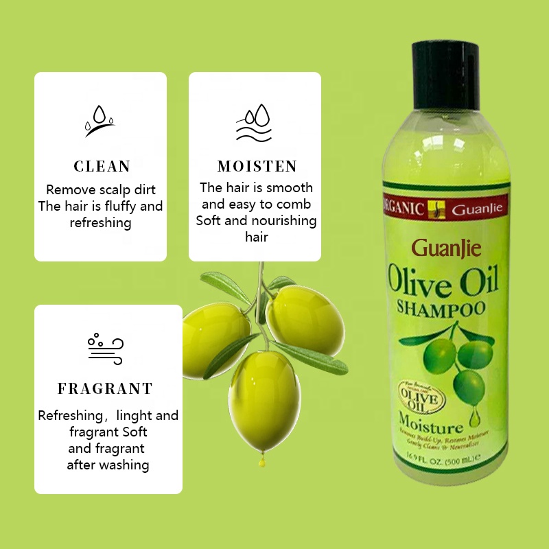 Hair Type All Pure Organic Olive Oil Shampoo for Curly Hair Growth and Anti Hair Loss