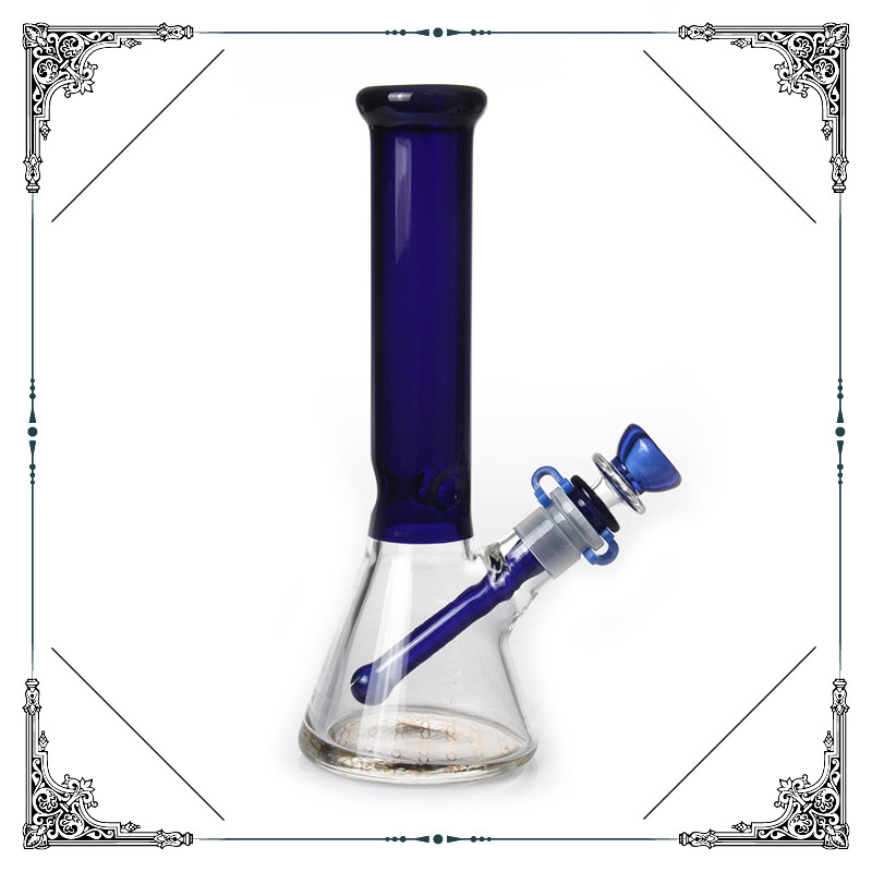 10 Inch Colorful Glass Smoking Water Pipe With Downstem And Bowl Wholesale Bongs