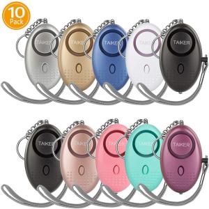 China 10 Packs Safesound Personal Alarm 125db 140db LED Wireless For Women Kids Elders wholesale