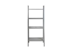 China 5KG Loading 148cm Height White Metal Ladder Bookshelf wholesale