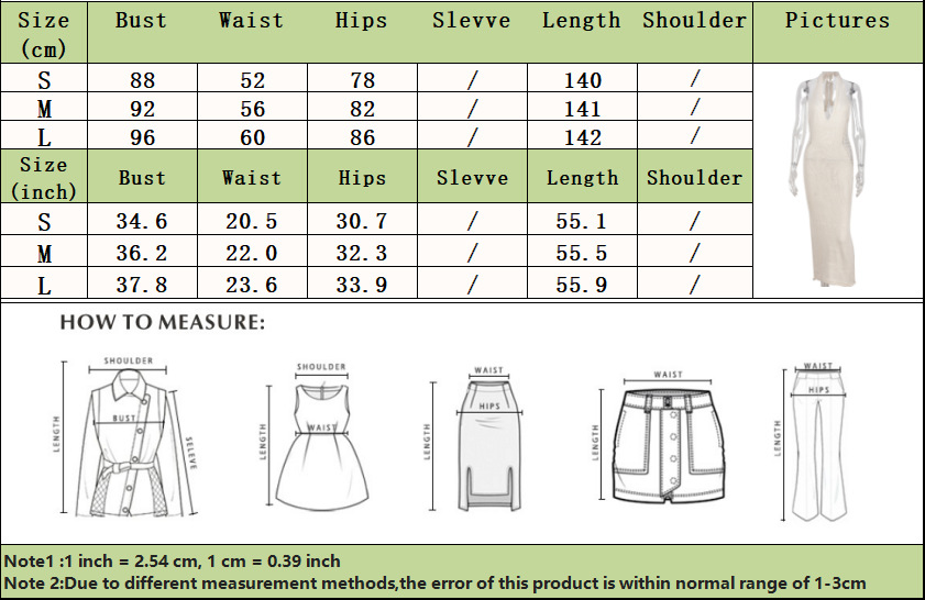 Women Casual And Socialite Style Dresses Autumn And Winter Hollow Halter Knit Long