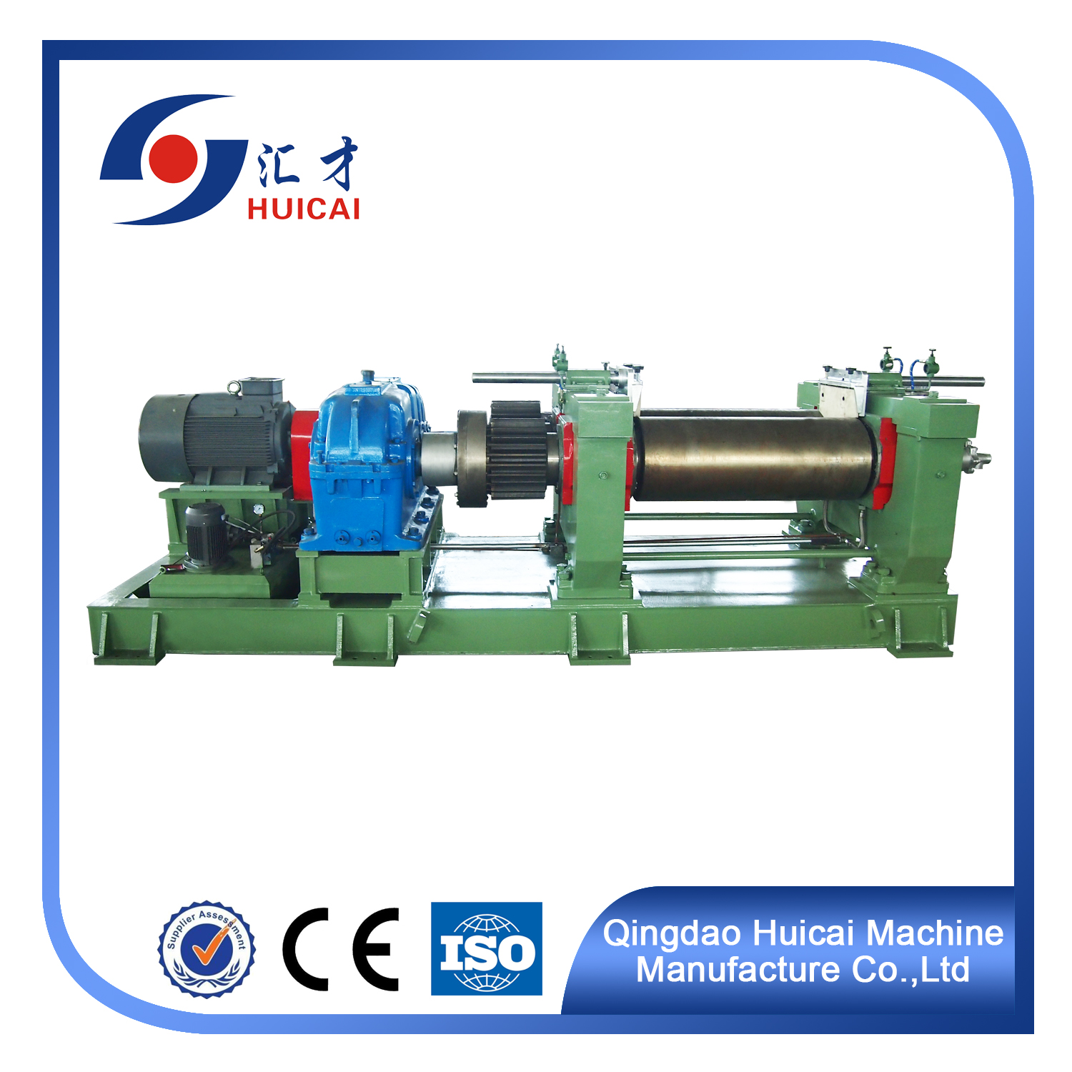 Professional Rubber Refiner Mill for Open Mixing Mill in Car Mats Production