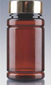 China Large Mouth Bamboo Plastic Bottle Clear PET Material Impact Resistance wholesale