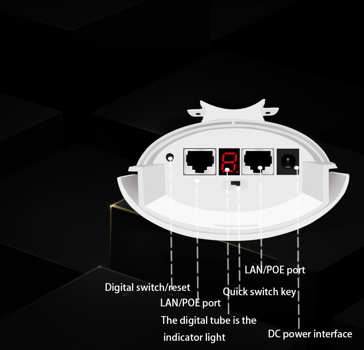 AR9344 Wireless Network Bridge 5.8g 3km Long Distance Wireless Bridge