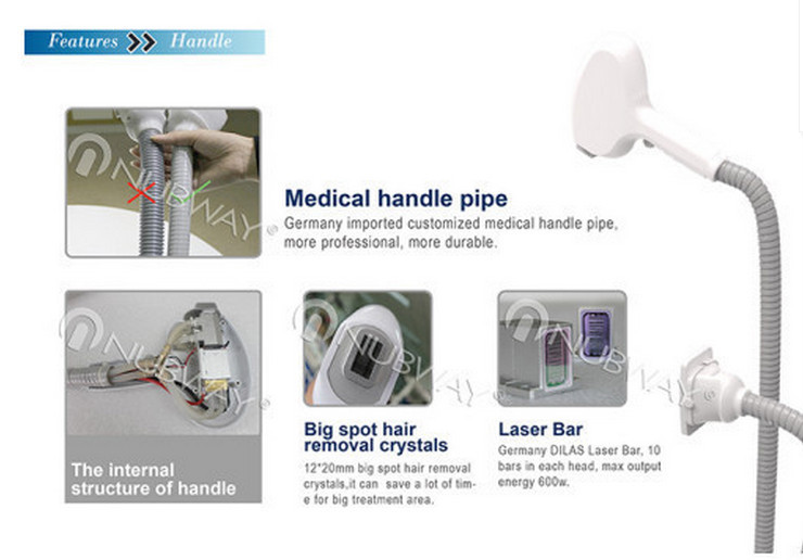 high quality 808nm Diode Laser Hair Removal beauty equipment&machine