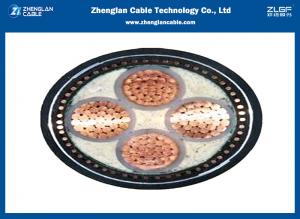 China 0.6/1KV 4 Core Low Voltage XLPE PVC Cable CU/XLPE/PVC 4x50sqmm IEC60502-1 wholesale