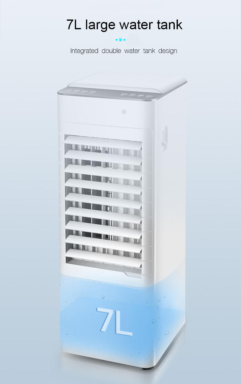 Hotel and Personal Portable Water Cooling Fan Air Cooler Heater Fan with Private Mold NO