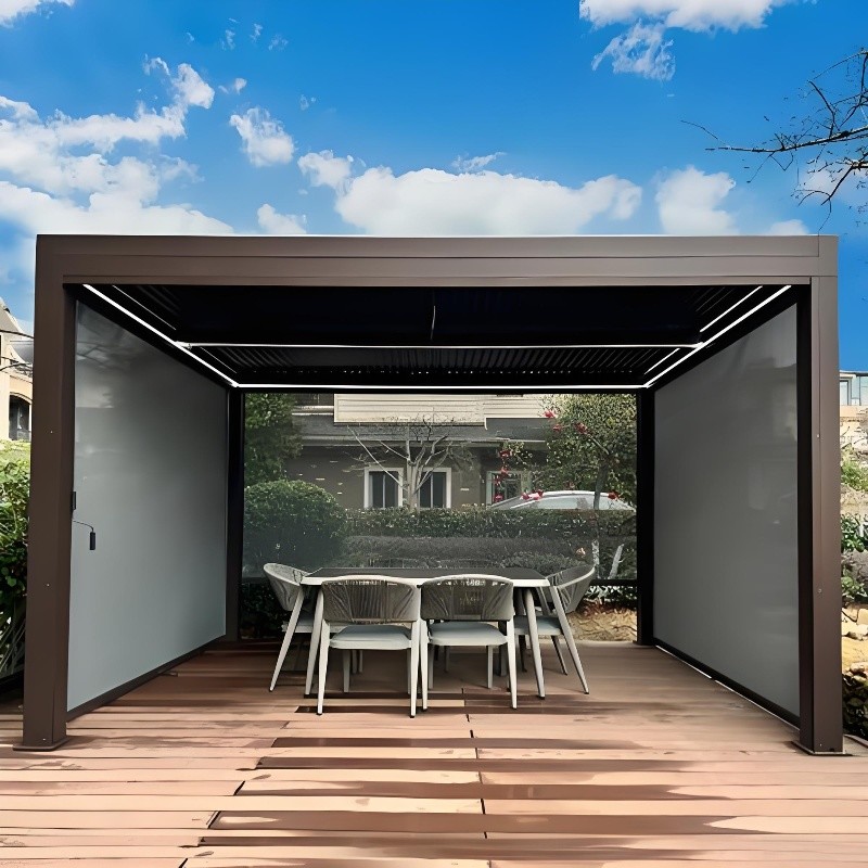Freestanding Aluminum Patio Pergola Rust-resistance Easy Installation