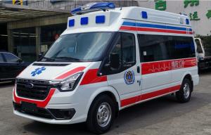 China 9 Seats Medical Emergency Ambulance Ford Transit Custom wholesale