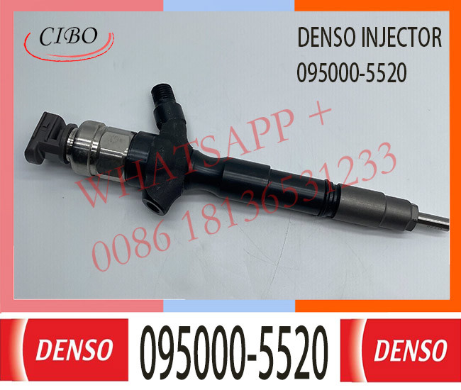 095000-5520 Diesel Common Rail Fuel Injector For TOYOTA HILUX 2KD-FTV 23670-0L010