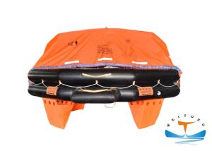 China A Pack Type Marine Life Raft 12 Man Capacity MSC.47 Standard For Emergency wholesale