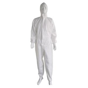 China White Men Non Toxic Lab Disposable Protective Coverall wholesale