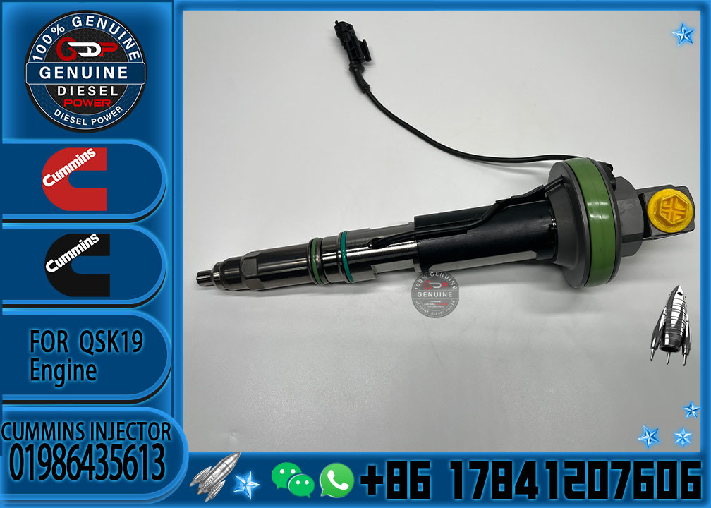 Original Injector 2867147 Y431K05392 for Cummins QSK19 QSK38 QSK50 ENGINE 0404 01986435613