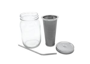 China 21cm Mason Jar Cold Brew Filter wholesale