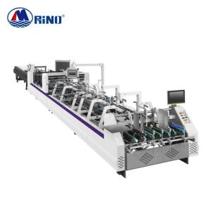 China Crash Lock Bottom Folding Gluing Machine 7000kgs For Paperboard wholesale