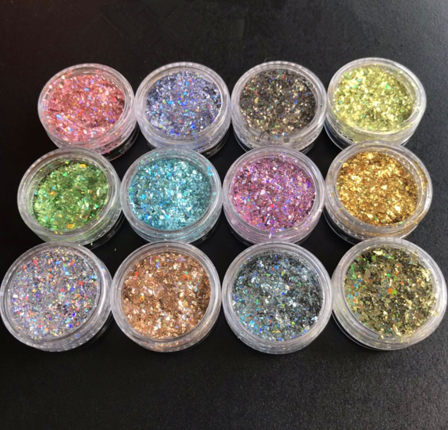 Custom Festival Beauty Makeup Industrial Printing Glitter with Environmentally Friendly and Degradable Solvent Resistance