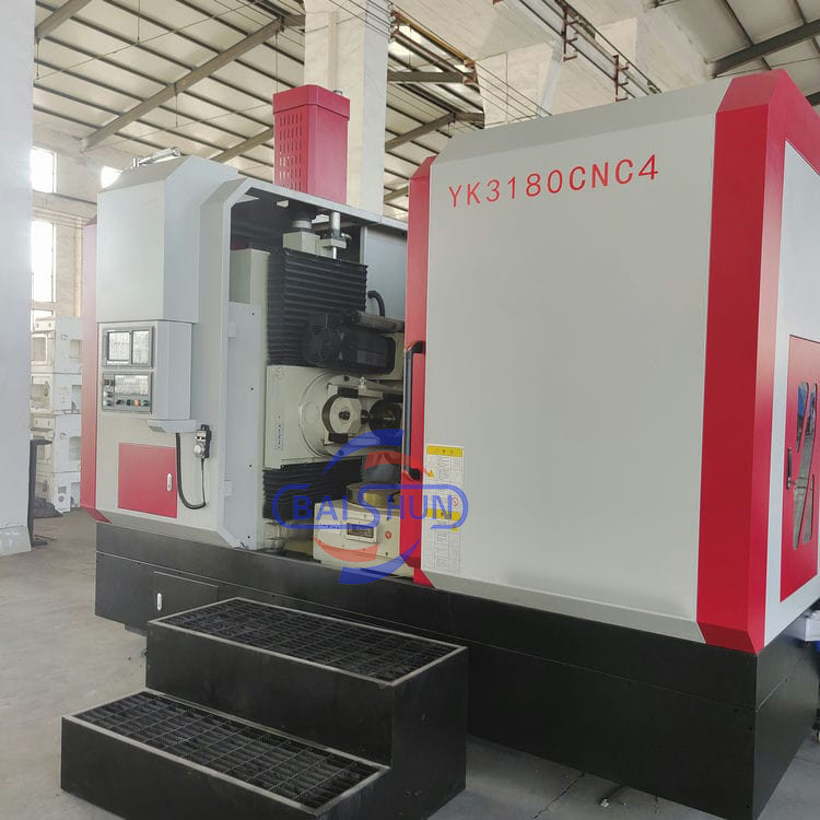 YK3180 4axis 5axis CNC Gear Hobber Vertical Gear Cutting Machine