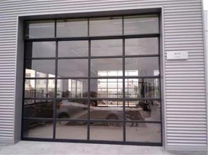 China 5m Width Insulated Glass Sectional Garage Doors wholesale