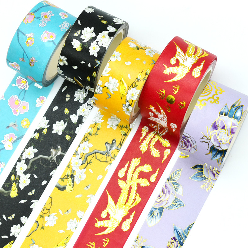 Gold Foil Washi Paper Stickers