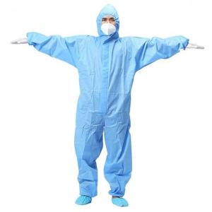 China Signo Group 40Gsm Disposable Protective Coveralls Chemical Suit With Hood wholesale