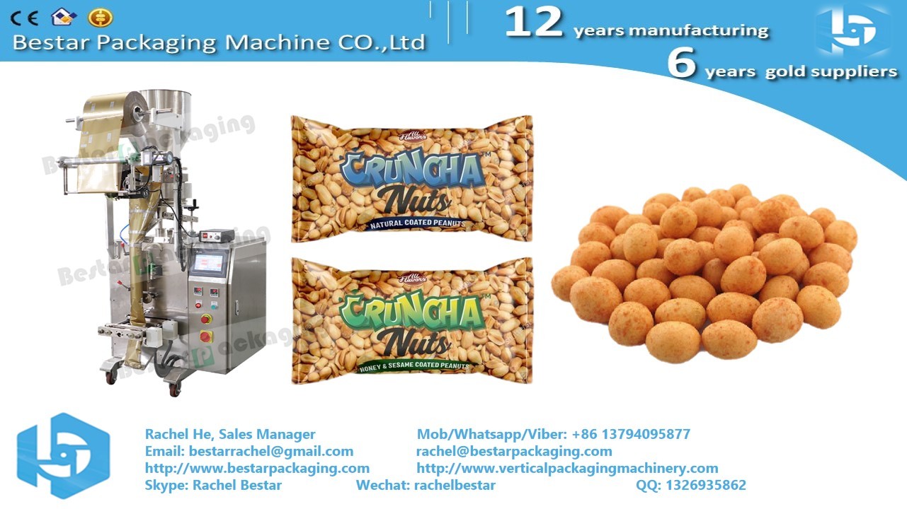 Cashew nuts 100-200g sachet pouch automatic weighing and packing machine BSTV-160A