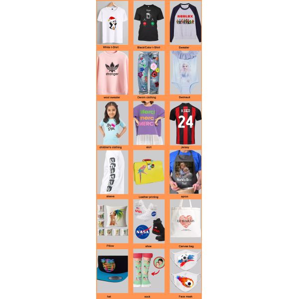 Multicolor DTF Transfer Printer 110V 220V With Intelligent PLC Touch Screen