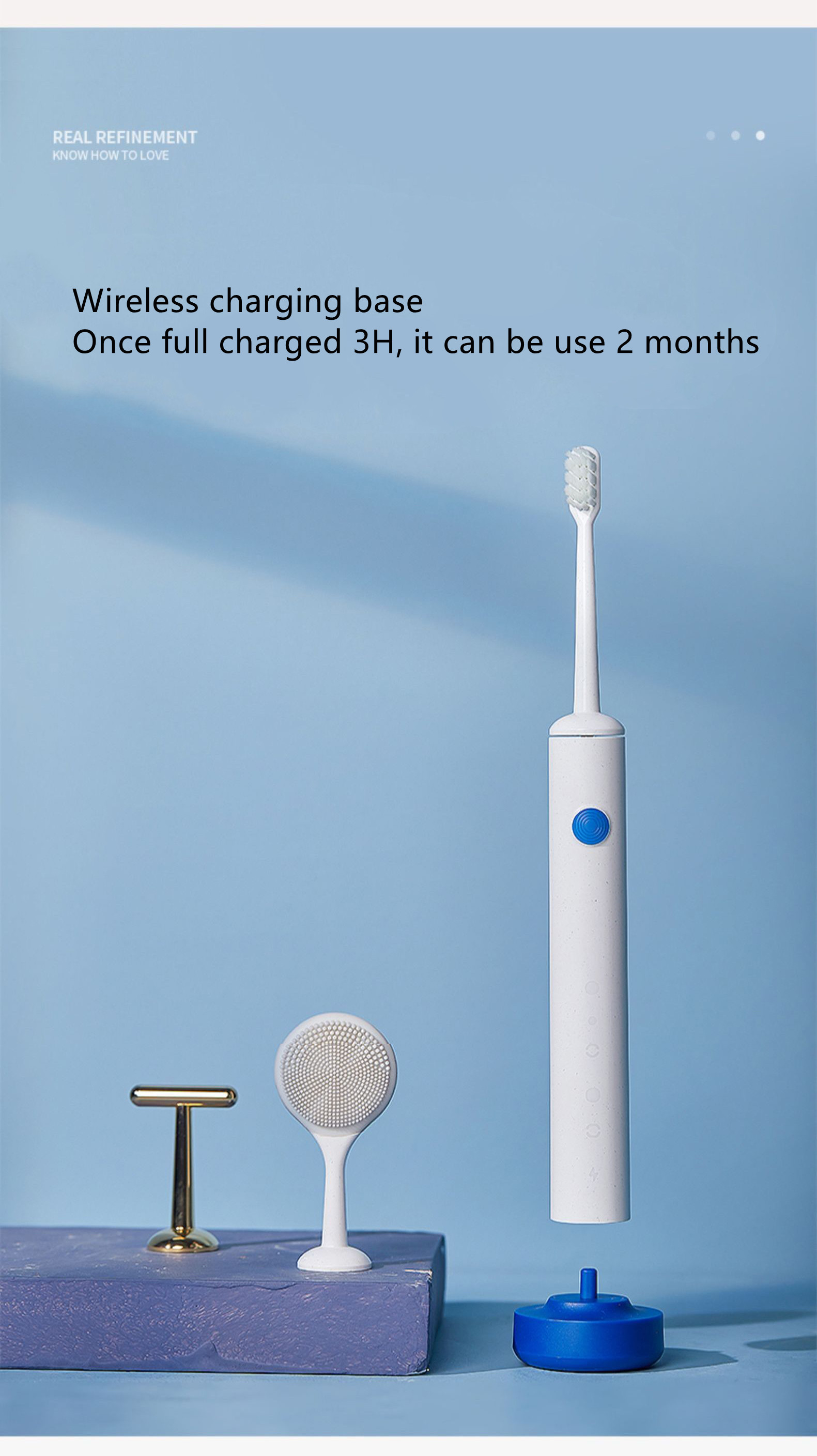 3 In 1 Facial Cleansing Sets Ultrasonic Electric Toothbrush