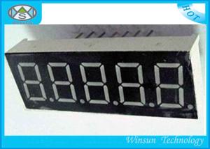 China White 0.56 Inch 5 Digit 7 Segment Led Display High Brightness , Long Life wholesale