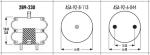W013586940 Firestone Super Cushion Air Spring Goodyear 2B9-230