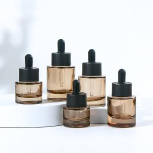 China 30ml Glass Serum Essential Oil Dropper Bottle Gradient Bottle wholesale
