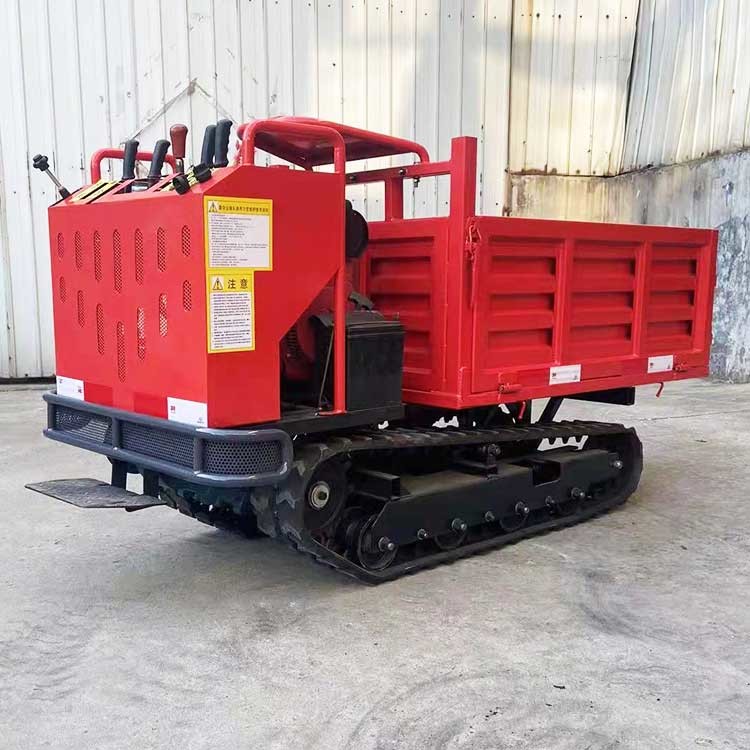 Hydraulic Truck Dumper 4 Tons Crawler Carrier Mini Dumper Loading
