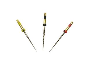 China Wave One Gold Rotary Dental Endo Files 21mm / 25mm / 31mm Length wholesale
