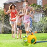 Parent-Child Interactive Toy Plastic Summer Outdoor Snail with Baseball Rotating