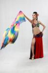 3pcs Elegant Tie Died Chiffon Belly Dance Costume Belly Dance Dresses Stage