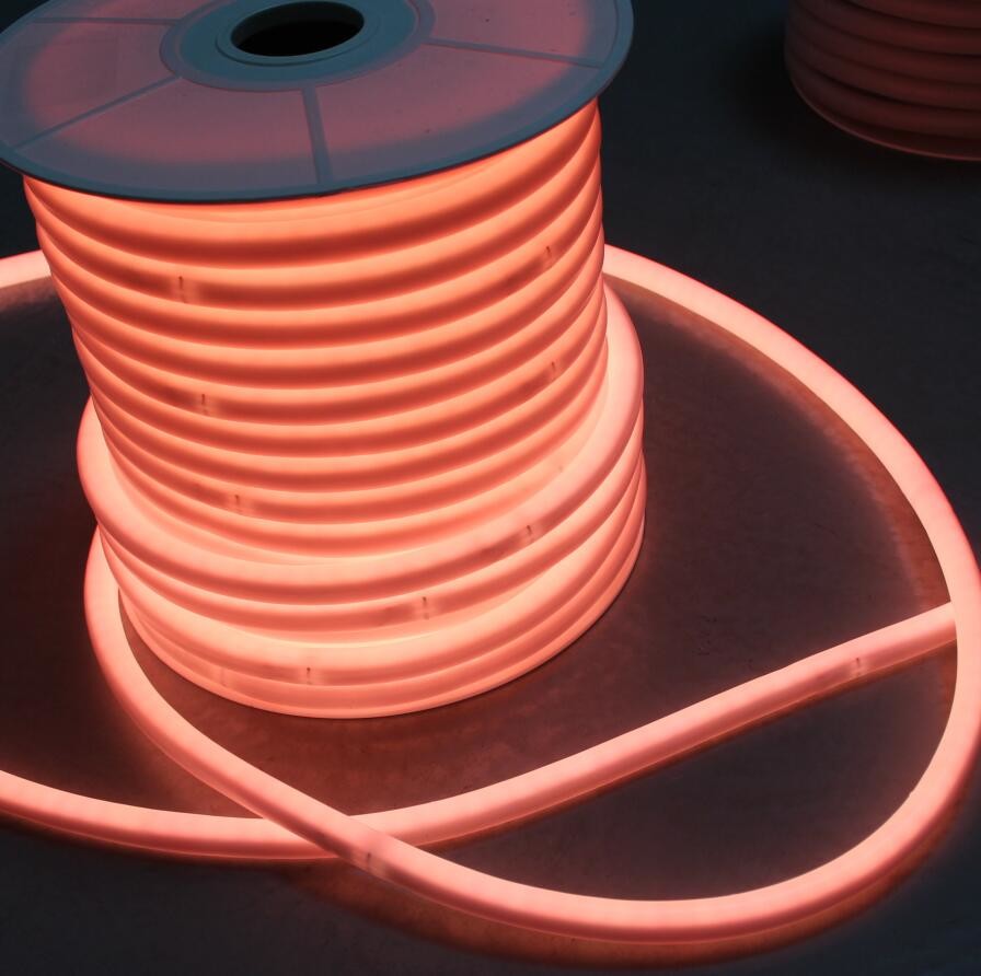 360 Waterproof LED Strip Light Neon Flexible Rope Tube 220V rgb round neon tube rgb color changing