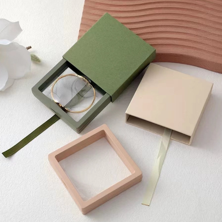 Recyclable Custom Printed Paper Box Varnishing Paper Drawer Gift Box