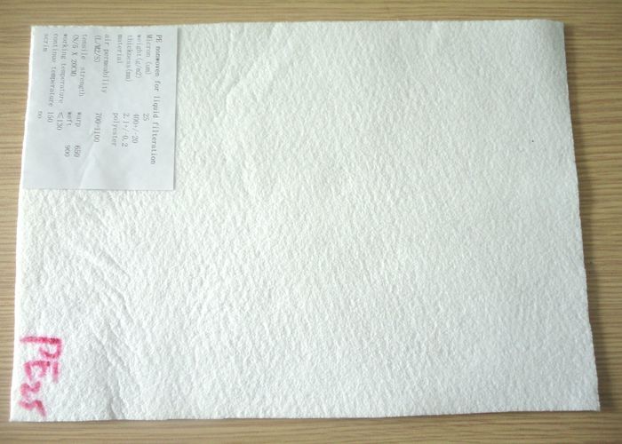 Industry Liquid Filter Bag Micron Filter Fabric 25 Micron Nonwoven PE