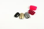 Fashion Sherri Traweek Nail Art Fake Nails , Mardi Gras-Themed ABS Nail Tips