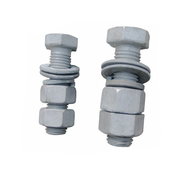High Tensile B7 Heavy Hex Bolts And Nuts Manufacturing Hot Dip Galvanized Hex Full Thread Bolt With Nut And Washer