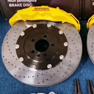 China 400x34mm Carbon Ceramic High Performance Brake Discs Reduced Weight And Residual Torque wholesale