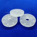 Factory Customized High Temperature Resistant Circular Drilled Quartz Plate
