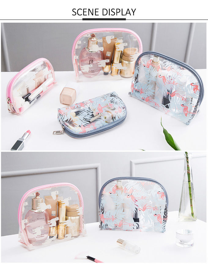 Water Resistant Tansparent Toiletry Bag Sets Custom Logo