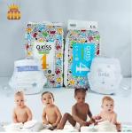 Super soft breathable top sheet custom printed disposable baby diapers