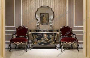 China Home Furniture Living Room Furniture Sofa Wood Carving Wooden Chair Home Theater Lounge wholesale