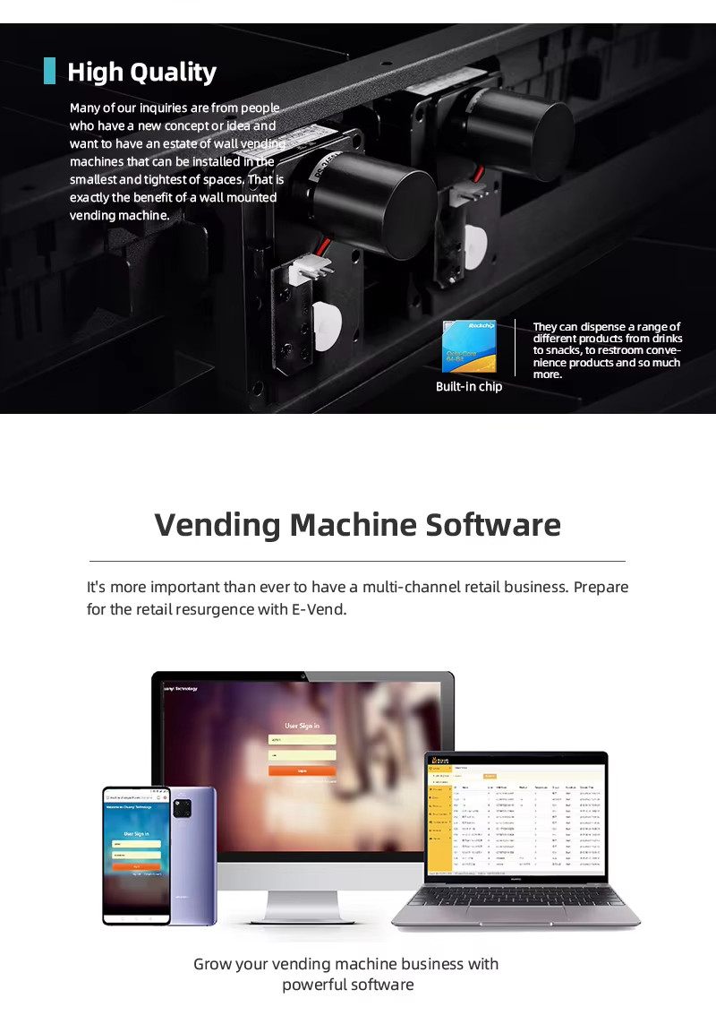 Coin Token Dispenser Vending Machine Cashless PPE Products Vending Machine for Shopping Mall