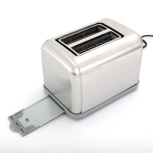 China 900W Stainless Steel Double Long Slot Sandwich Pop Up Toaster wholesale