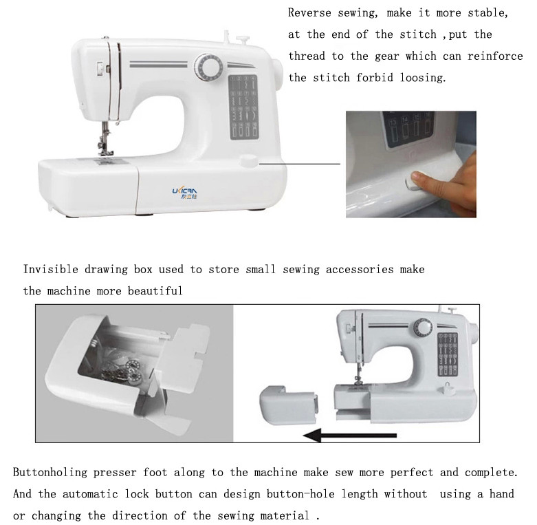 Family Automatic Sewing Thread Winding Machine with 2.5mm Max. Sewing Thickness