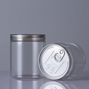 China PET Clear Candy Cookie Jar 1500ml Honey Food Packaging wholesale